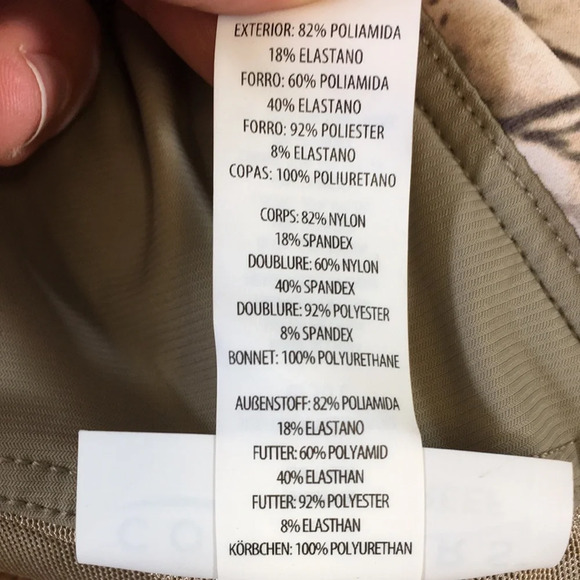 Contours by Coco Reef Jasper Bandeau One‎ Piece Swimsuit Womens 6 Cocodrilo - Picture 13 of 15